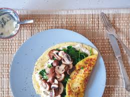 eiwrap met spinazie eiergerecht recept gezonde groenten recepten spinazie voedsel ideeen