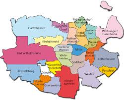 Kassel Besteht Aus 23 Stadtteilen Kassel Philippinen Stadtplan