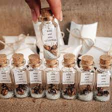 Elegant Wedding Favors Personalized Thank You Favors Mini Keepsake Bottle Unique Wedding Gifts For Guests Unique Wedding Invitations Wedding Favors For Guests