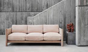 This white leather sofa presents several stylistic features, such as the quilted cushion of the seat, the soft headrest and its wooden feet in wenge. Truly A Solid Piece Of Furniture With Zero Superfluity By Mia Cullin Verk Scandinaviandesign Com