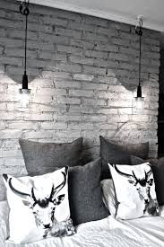 Modern Interior Design Ideas That Brighten Up Brick Walls With White Paint Help To Bring A Light Neutral Col Brick Wall Bedroom Brick Bedroom White Brick Walls