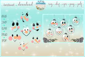 Download Free Svgs Download Snowman Face Bundle Svg Dxf Eps Png Pdf Files For Cricut Free Design Resources