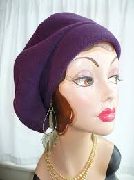 Maroon Fleece Oversize Floppy Beret