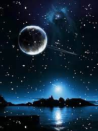 Imagenes Animadas Brillo Y Movimiento Imagenes Fondos De Pantalla Noche Paisaje De Fantasia