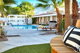 Satellite cactus springs map (nevada / usa). New Palm Springs Hotels Cool Small Boutique Places To Stay In 2020