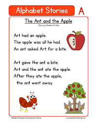 Teaching the grapheme 'p' and its phoneme /p/. Alphabet Stories Letter A Reading Comprehension Worksheet Have Fun Teaching