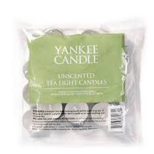 Bag Of 25 Unscented Scented Tea Light Candles Yankee Candle
