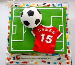 For some reason, no matter how busy we are and how much work is involved, we love to delight our little ones. Celebrate With Cake Soccer Cake Soccer Cake Football Birthday Cake Boy Birthday Cake