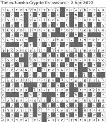 This clue was last seen on daily themed crossword november 6 2019. Times Jumbo Cryptic Crossword 1548 Lucian Poll S Web Ramblings
