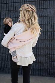 Wearing your baby can help free up your hands, allowing you to keep your baby close while still getting a few things. Naturally Dyed Ring Sling Baby Carrier Diy A Beautiful Mess