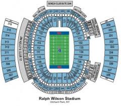 Ralph Wilson Stadium Seat Chart Ralph Wilson Stadium Map