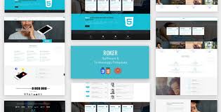 Software Technology Html Theme Roker Free Download Nulled Check More At Https Www Geckothemes Com Software Technology Html Theme Roker Di 2020