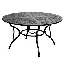 Aluminum patio dining set round. Elysian 52 Inch Round Cast Aluminum Patio Dining Table By Lakeview Outdoor Designs Walmart Com Walmart Com