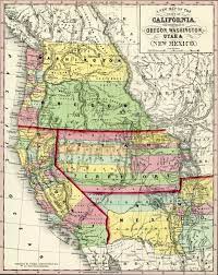 Montpelier the national oregon/ california trail center. Map Of California Oregon Washington Utah And New Mexico 1853 Early Washington Maps Wsu Libraries Digital Collections