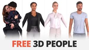 New Free 3d People Models Available 3ds Max Maya C4d And More Human Poses Model 3ds Max