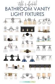 Many people head to their bathroom vanity before starting the day. Stylish Affordable Bathroom Vanity Lights Life On Virginia Street