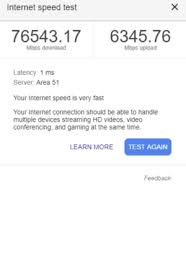 The quality of video available for apple tv+ or for movies . Internet Speed Test 7654317 634576 Mbps Download Mbps Upload Latency 1 Ms Server Area 51 Your Internet Speed Is Very Fast Your Internet Connection Should Be Able To Handle Multiple Devices Streaming