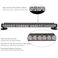Cirion 12 96led Both Side Magnetic Emergency Traffic Advisor Flash Strobe Lightbar Warning Light Bar Lamp Grille Amber 48 Led Led 48amber Lamp Aliexpress