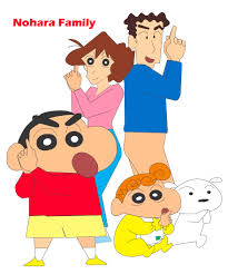 By Corel Draw Design Shin Chan Nohra Family Crayon Shin Chan Sinchan Cartoon Cute Cartoon Wallpapers