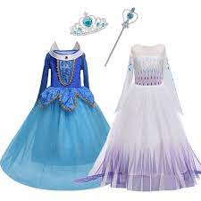 Dans ce jeu de coiffure, ton objec. 2020 Nouveau Ensemble Duex Robe Accessoires Diademe Couronne Baguette Elsa Aurore Deguisement Costume Cosplay Cdiscount Jeux Jouets