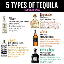 The 5 Types Of Tequila Your Guide To The Differences Let S Eat Cake Anejo Tequila Tequila Drinks Tequila