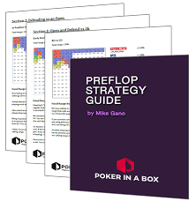 preflop strategy guide