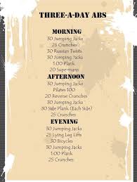 Workout Wednesday Three A Day Abs In 2020 Wednesday Workout Night Workout Workout