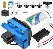 12V DC electric high-pressure self-priming diaphragm pump ...