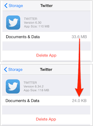 How To Delete Twitter App Data Iphone