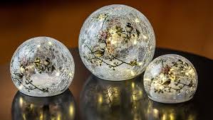 Led Glaskugel Set 3 Teilig Online Kaufen Glaskugel Led Kugel