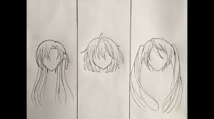 So here is a look at top 30 perfect anime hairstyles for female and male. How To Draw Female Anime Hair Youtube