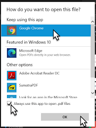 Setting google chrome as your default browser on windows 10 is pretty simple and straightforward. How To Set Chrome As Your Default Pdf Viewer In Windows 10 Kimbley It