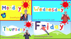 .for tuesday, wednesday and saturday, adopted translations of the latin terms for sunday and monday, and kept native terms for thursday and friday. Weekday Songs Monday Tuesday Wednesday Thursday Friday Youtube