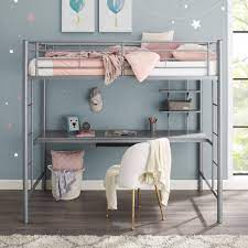 The perfect space saving solution. Metal Loft Bed With Desk Cheaper Than Retail Price Buy Clothing Accessories And Lifestyle Products For Women Men
