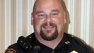 Officer Funk is the happiest man in town