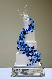 Pin By Nadee Fernando On Wedding Butterfly Wedding Cake Butterfly Cakes Blue Butterfly Wedding