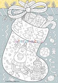 We always get a fresh christmas tree every year, despite angel art coloring page with clock. Christmas Stocking Colour Pop Colouring Page