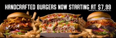 Applebee's quesadilla burger center for science in the public interest (you know those guys like to party) has awarded a xtreme eating award to applebee's menu for their quesadilla burger. Applebee S New Handcrafted Burgers Deal Includes Quesadilla Burger With Endless Fries For 7 99 The Fast Food Post