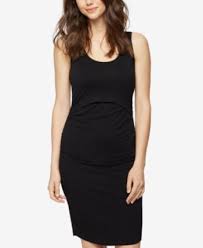 A Pea In The Pod Maternity Ruched Sheath Dress Black Xs Nursing Dress Sheath Dress Dresses With Leggings