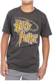 If you can't get enough of all things specific to the boy wizard himself, this collection is for you. Amazon Com Harry Potter Logo Wand Youth T Shirt Dark Gray Heather Clothing