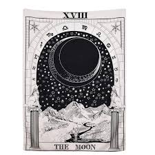Black And White Wall Tapestry Amazon Https Www Amazon Com Dp B07l5gs7j6 Pf Rd P D4a21cff 2782 479c Bb73 4ce6ca1e0655 Star Tapestry Mandala Tapestries Wall Hangings Moon Tapestry