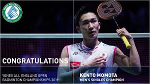 Check us out for all your affordable badminton needs! Yonex Badminton On Twitter Kento Momota Is The 2019 Yonexallengland Champion The World No 1 Only Dropped One Game En Route To Becoming The First Japanese Man To Win The All England