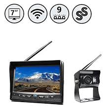 The rear view safety inc. Wireless Backup Camera System 7 Dual Screen Display Rvs 2cam Cloud Monitored Objects Inc