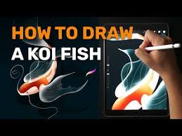 How To Draw A Koi Fish In Depth Procreate Tutorial Youtube Procreate Tutorial Koi Procreate