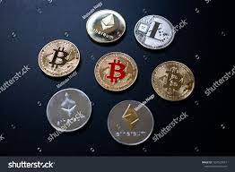 Cryptocurrencies Concept Bitcoin Litecoin Ethereumconcept Cryptocurrencies Bitcoin Ethereum Bitcoin Litecoin Bitcoin Concept