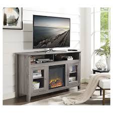 ( 4.7) out of 5 stars. Must Have Ackerman Modern Transitional Tall With Electric Fireplace Tv Stand For Tvs Up To 65 Driftwood Saracina Home From Saracina Home Accuweather Shop