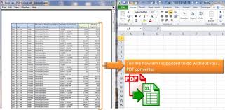 Convert Pdf To Excel Without Pdf Converter Excel Computer Help Word Online