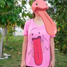 inspired by lickitung a new shirt makes it debut today