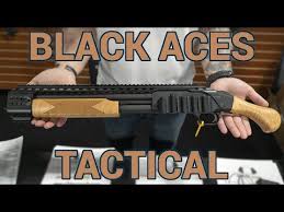 Black Aces Tactical Pro Series S Mini Semi Auto Shotgun Black Aces Tactical Shockwave Accessories At Shot Show 2019 Youtube