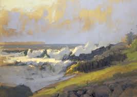The rows of trees and extra tall mountains work to exaggerate the point. How To Paint Landscapes Seascapes Oil Painting Landscape Tutorial